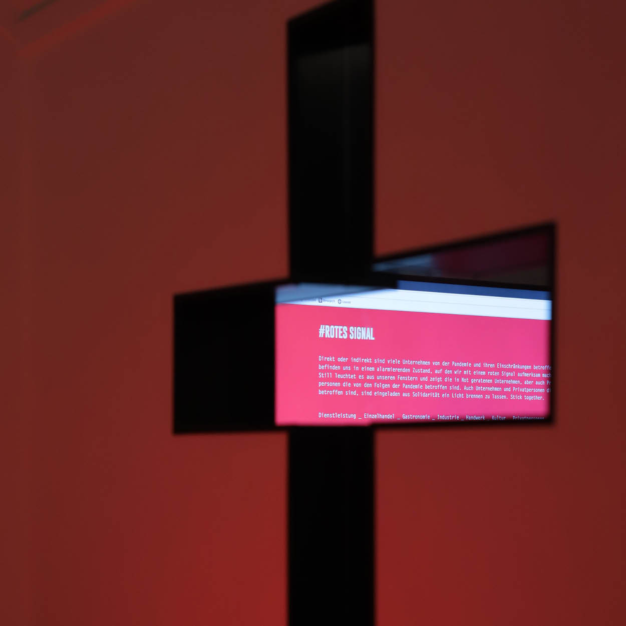 Rotes Signal Bild