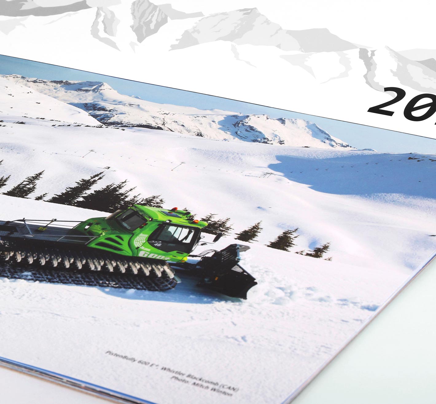 zartbitter Referenz Pistenbully Kalender