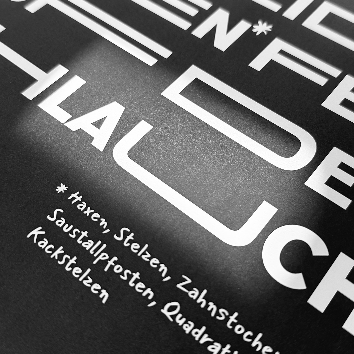 Kalenderblatt Nahaufnahme Typografie